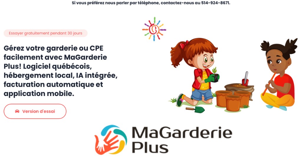MaGarderie Plus - daycare and CPE management software for Quebec